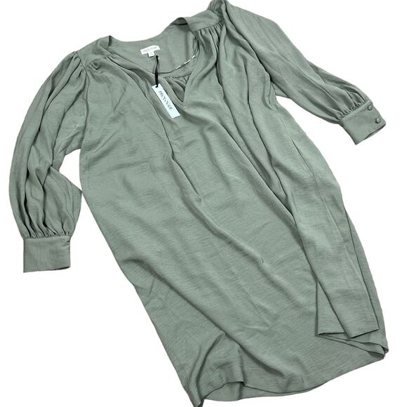 Prologue Women's Pale Green Balloon Long Sleeve Dress - Size Medium - NWT - Picture 1 of 6
